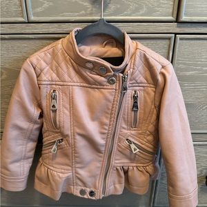 Urban Republic Light Pink Biker Jacket, 2T